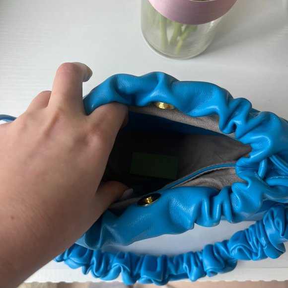 SINBONO Drawstring Handbag - Blue - Picture 3 of 6